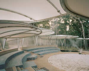 Inside of the Wagun Amphitheatre,